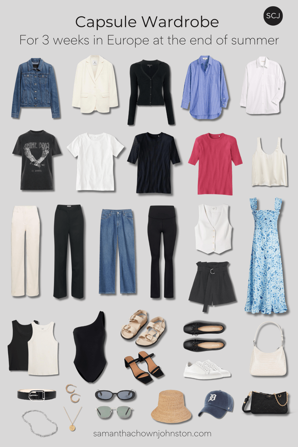 SUMMER CAPSULE WARDROBE☀️ + Outfits 