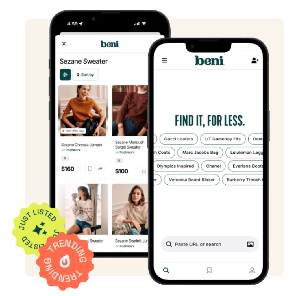 Beni - Sustainable Fashion Apps